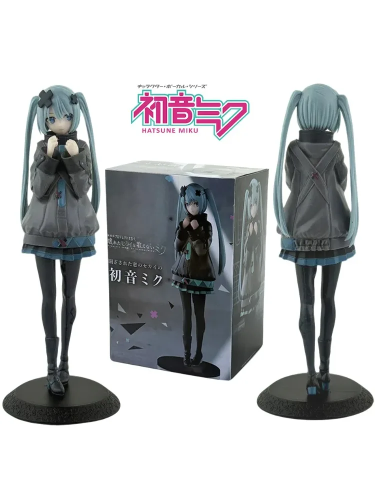 Neue Desktop-Figur im Niedlichen 8,07-Zoll Hatsune Miku Kawaii-Stil, Anime-Spielzeug, PVC-Modell, Sammlerpuppe, Geburtstagsgeschenk