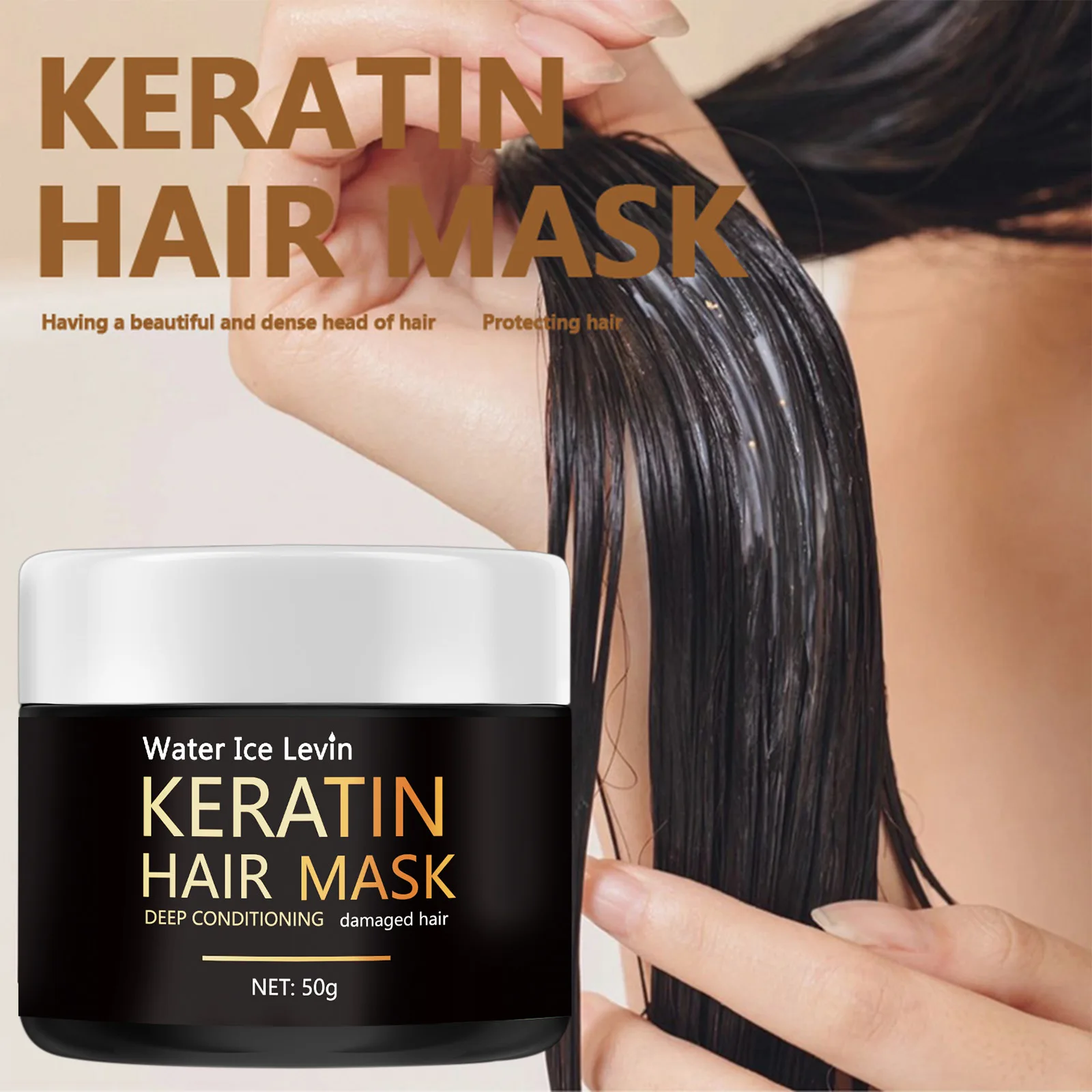 50gKeratin Hair Mask 5 Seconds Repair Damage Frizzy  Mask Damage  Mask Treatment Scalp  Shiny  Care