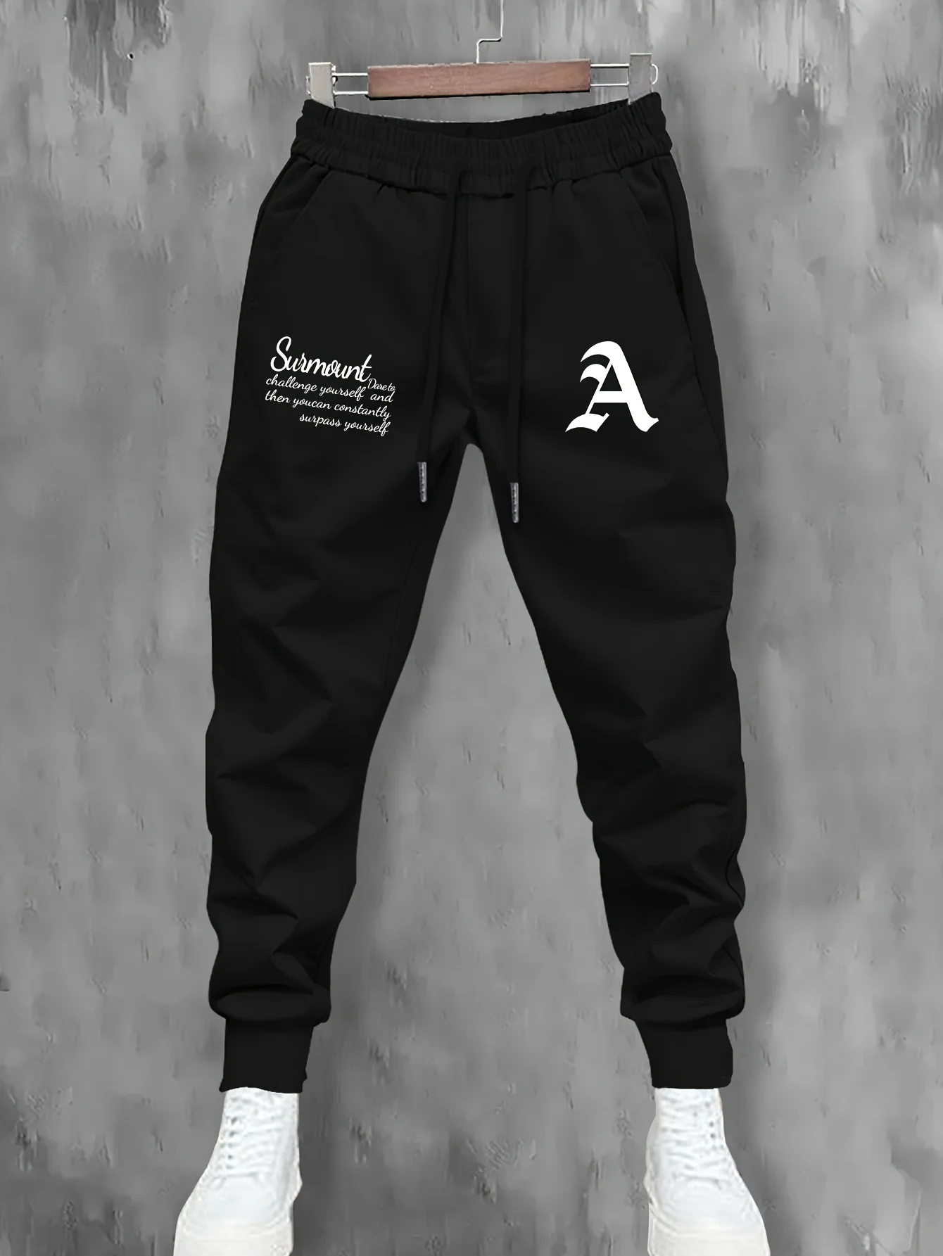 

Fashion Trendy Simple Casual Men's Long Pants, Lightweight Men's Trousers, Men's Sports Pants streetwear men