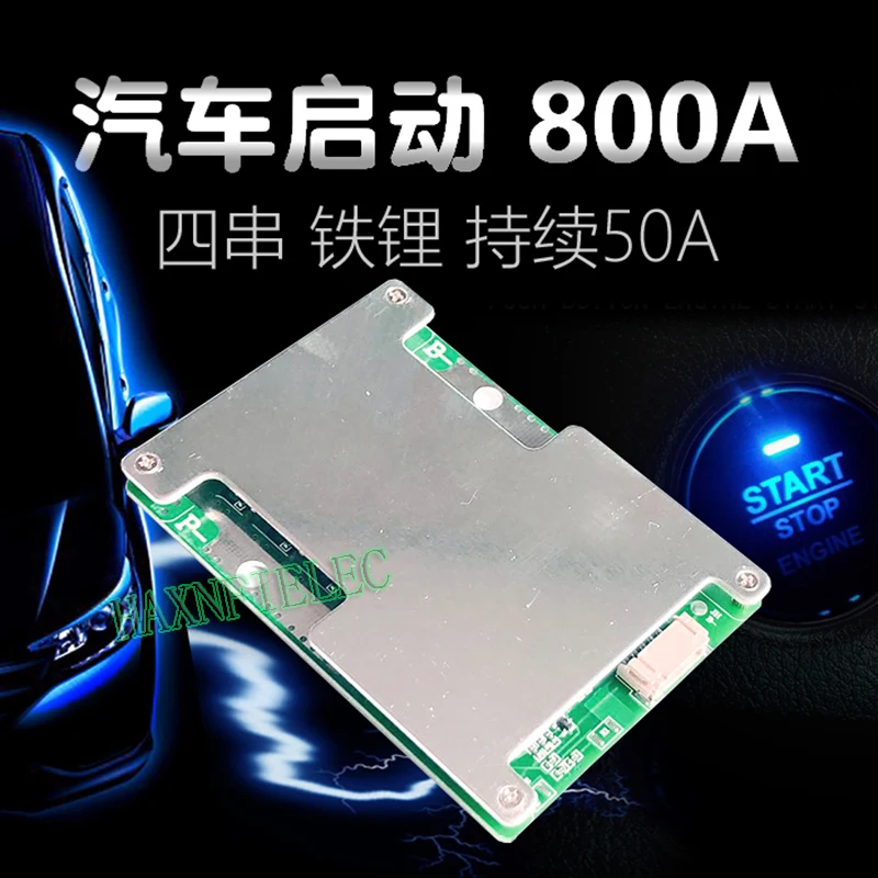 4S 12V 800A Max BMS LiFePo4 Lithium Iron Phosphate Battery Protection Board Balanced Charging For Car Motorcycle Electric Drill