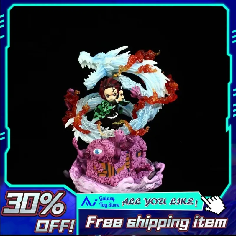 

Demon Slayer G5 GK Water Breathing Tanjiro Statue -18cm, Resin, Scene - Based Anime Figurine, Boxed