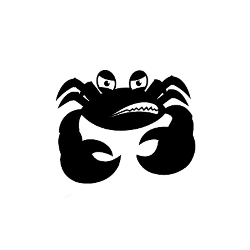 CRAB Cancer Sea Ocean Water Sand Cheerful Fun Car Sticker Waterproof Sunscreen Decal Vinyl,13cm*11cm