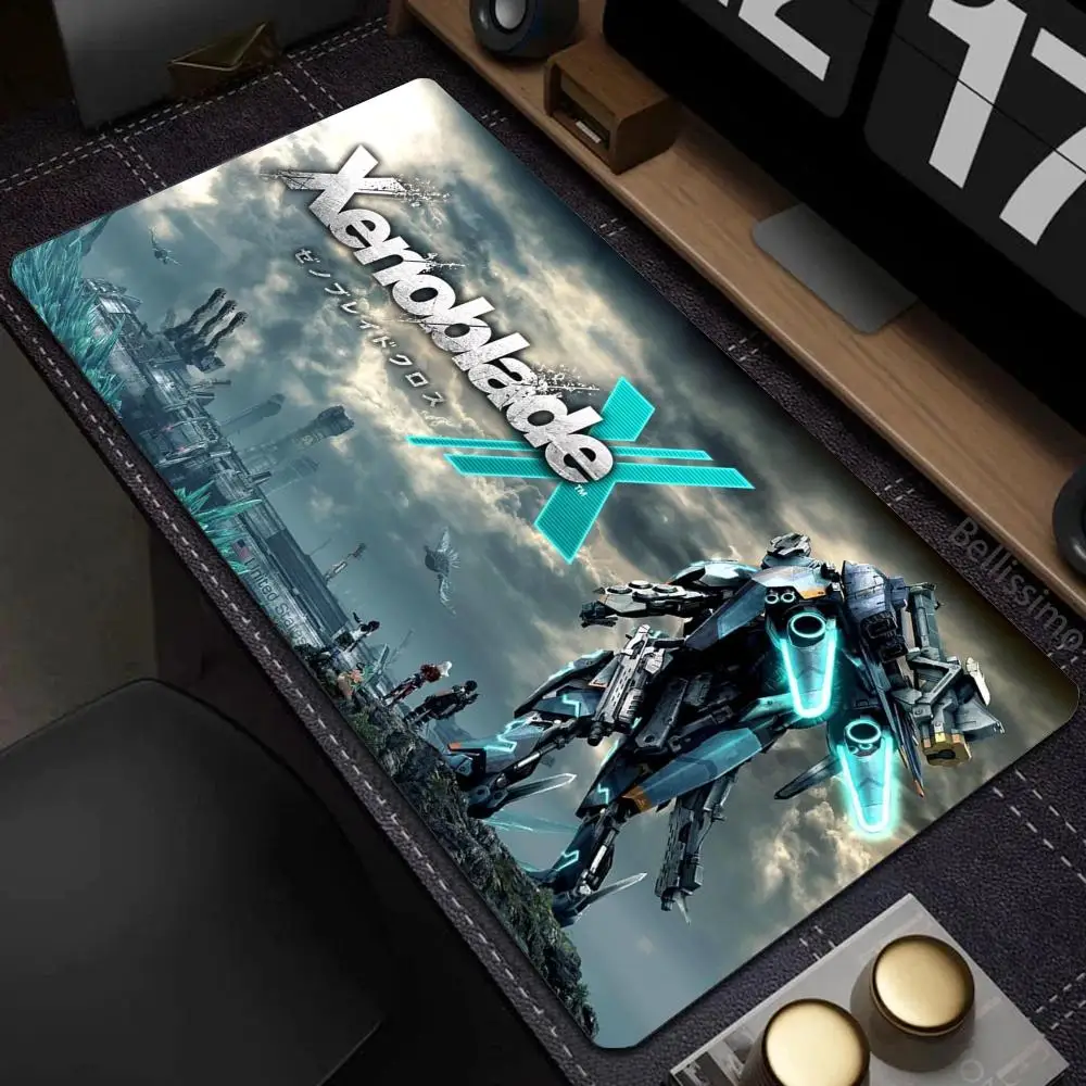 Electronic Game Xenoblade Chronicles Mouse Pad Large XXL 900x400mm Size Office Desk Protector Mat Rubber Mouse Pad Desktop