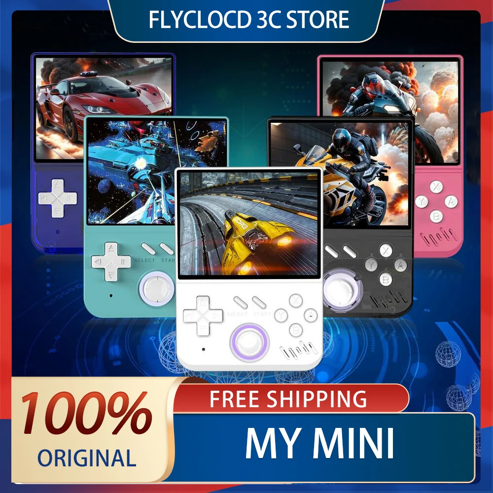 

My Mini R36 Retro Handheld Game Console Portable IPS Screen Classic Video Game Console Linux System for Children Gift Custom