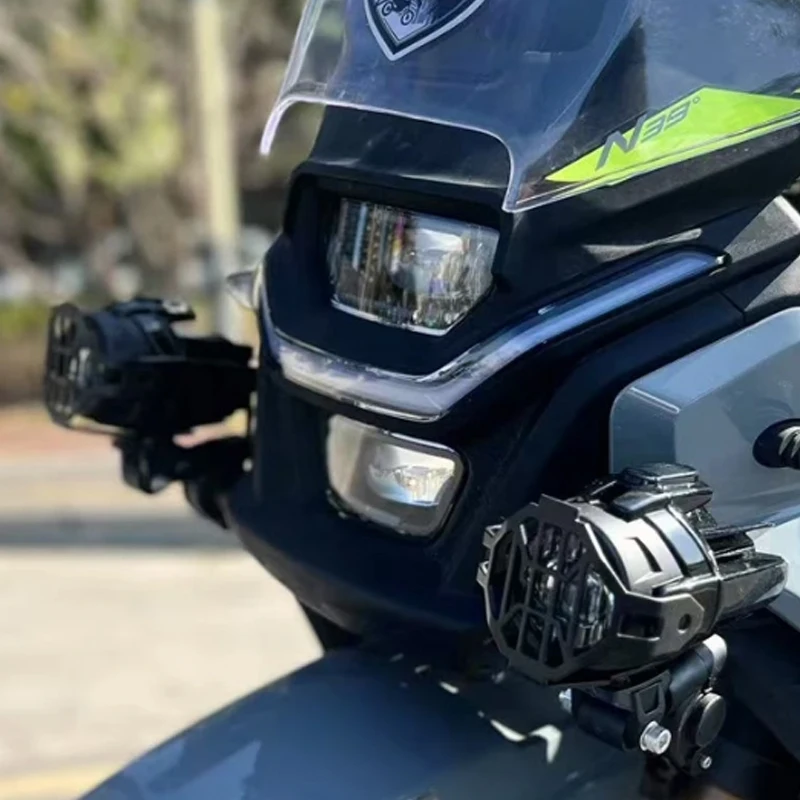 ملحقات الدراجة النارية دعامة الضباب المساعدة دعامة تثبيت الإضاءة مناسبة لـ CFMOTO 450MT CF450MT 450 MT MT450 2023 2024 2025