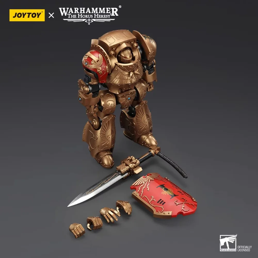 Joytoy warhammer o horus heresia figura de ação legio custodes contemptor anime estatueta coletor brinquedos conjunta modelo móvel