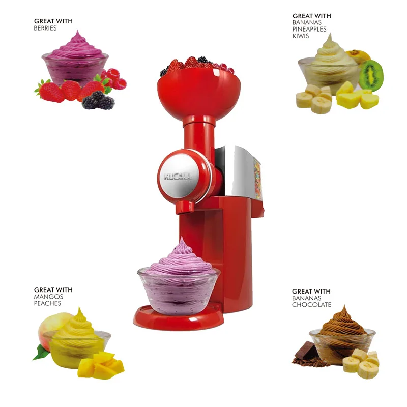 Household Ice Cream Machine DIY Manual Ice Cream Maker Ice Cream Machine Fruit Ice Cream Machine Simple Kitchen Supplies