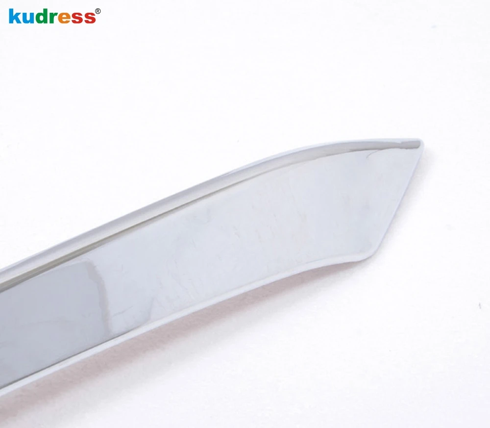 Front Bottom Bumper Cover Trim For Mazda 3 Axela 2013 2014 2015 Chrome Front Lower Grill Grille Molding Strip Car Accessories