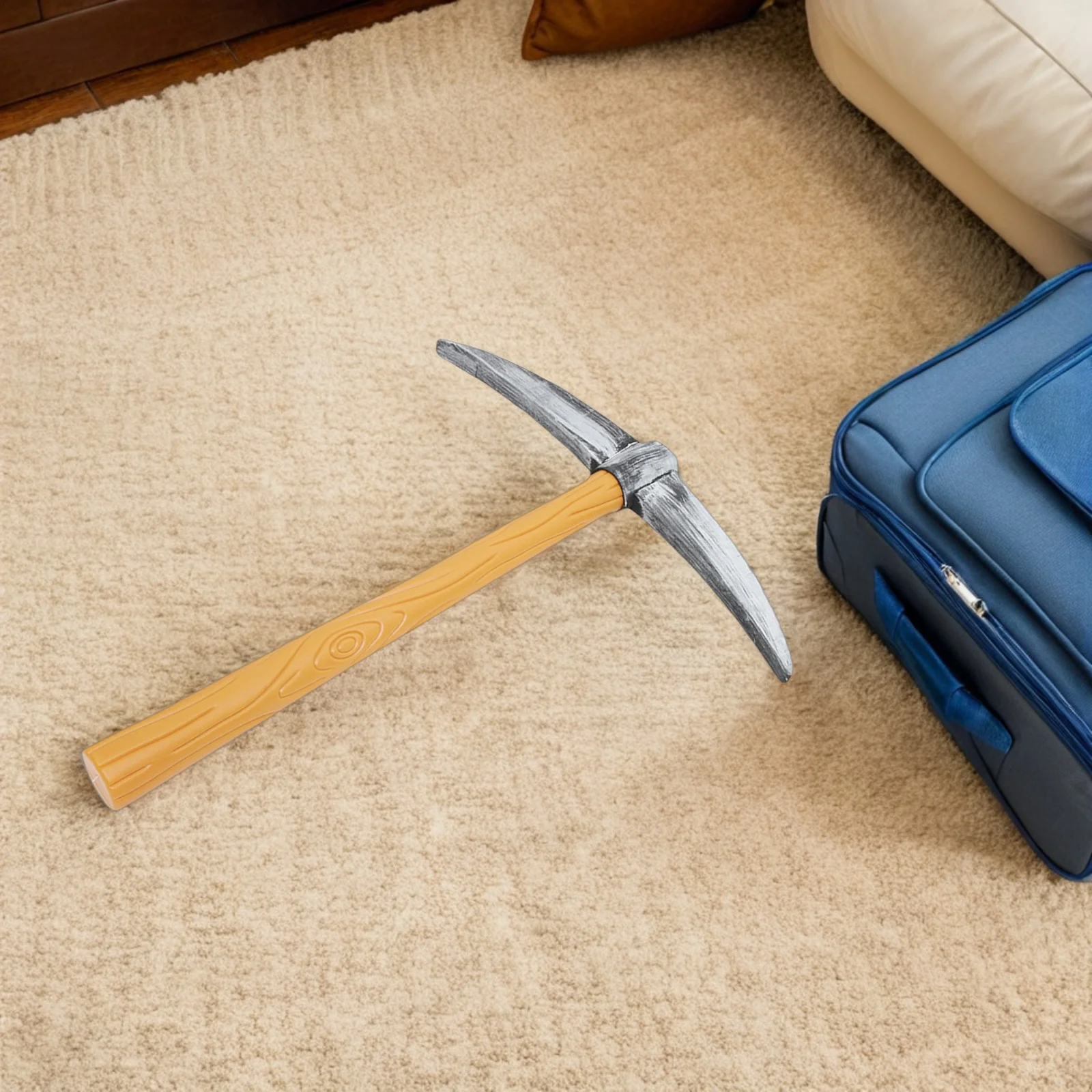 3 Buah Kapak Palsu Simulasi Plastik Spons Dekoratif untuk Pertunjukan Pesta Fotografi Properti Foto Suvenir Pesta