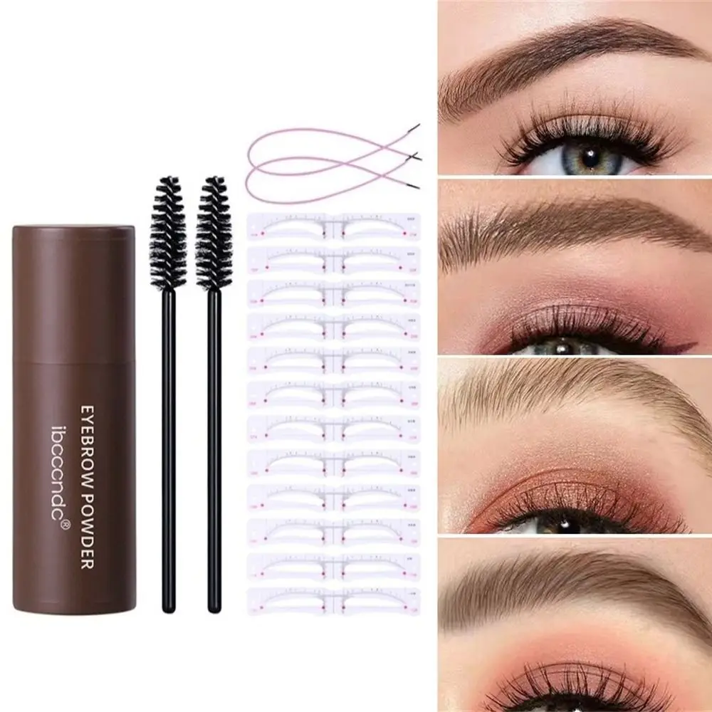 

Long Lasting 3 In 1 Eyebrow Stamp Kit Waterproof Brow Stamp One Step Eyebrow Stamp Shaping Kit Repeatable Eyebrow Brush