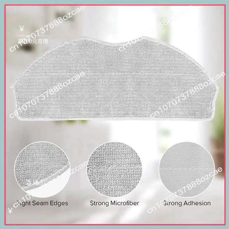 A26P 12 PCS Mop Pad For ROPVACNIC S1 / A1/Tipdiy G90/Betboyles V75S/VIPSUN Z1 Sweeping Machine Accessories Cleaner Parts Replace
