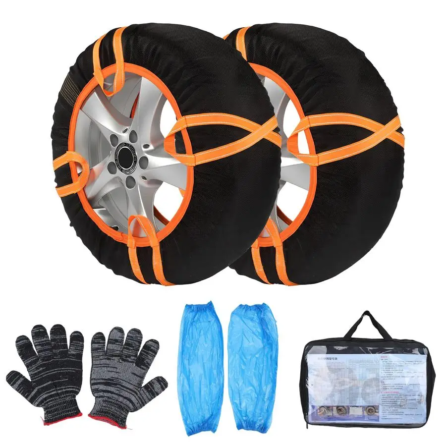

Pack Tire Snow Socks Полиэстер Текстиль Snow Chain Альтернативные, противоскользящие носки для автомобилей, седанов, внедорожников, грузовиков Тихие шины Tra