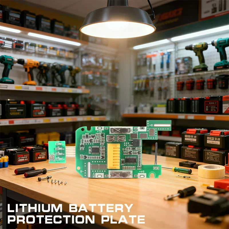 PCB Circuit Board  For Maki 18V 3.0Ah BL1850B/BL1840B Lithium Battery Charging Protection Board Battery Indicator