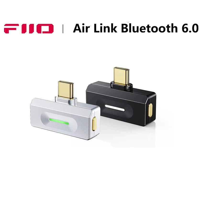 FiiO Air Link Type-C Bluetooth 6.0 Audio Transmitter Mobile Game Player to Wireless Headphones, QCC5181 Chip, LDAC/AptX Adaptive
