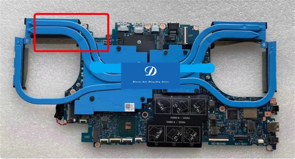 Original FOR Dell G7 7590 0K3MCM Heat Dissipation Copper Tube