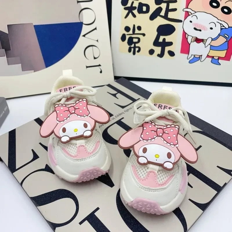 

Spring My Melody Autumn Sweet Hello Kitty Anime Kawaii Sanrio Children Sports Shoes Cute Running Sneakers Gifts for Girls