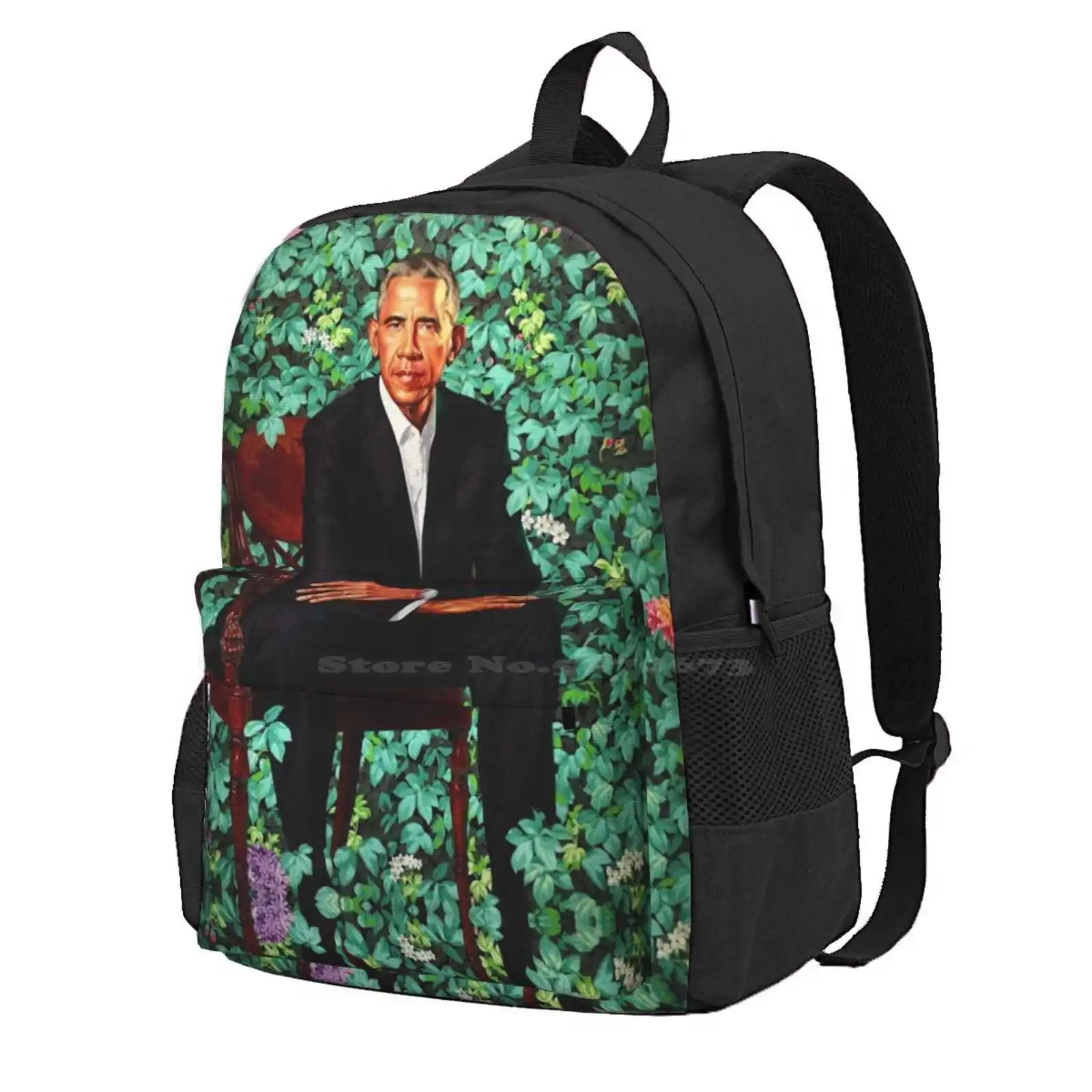 Unframed President Barack Obama Smithsonian'S National Portrait Gallery Hot Sale Schoolbag Backpack Fashion Bags Framed