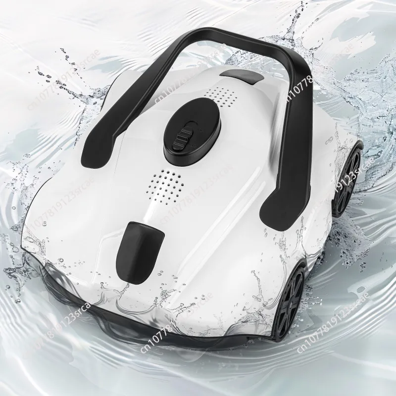 Automatic Robotic Pool Cleaner Cordless Robotic Pool Vacuum for In Ground Flat Pools Automatic Home Appliance Swimming Pool 2024