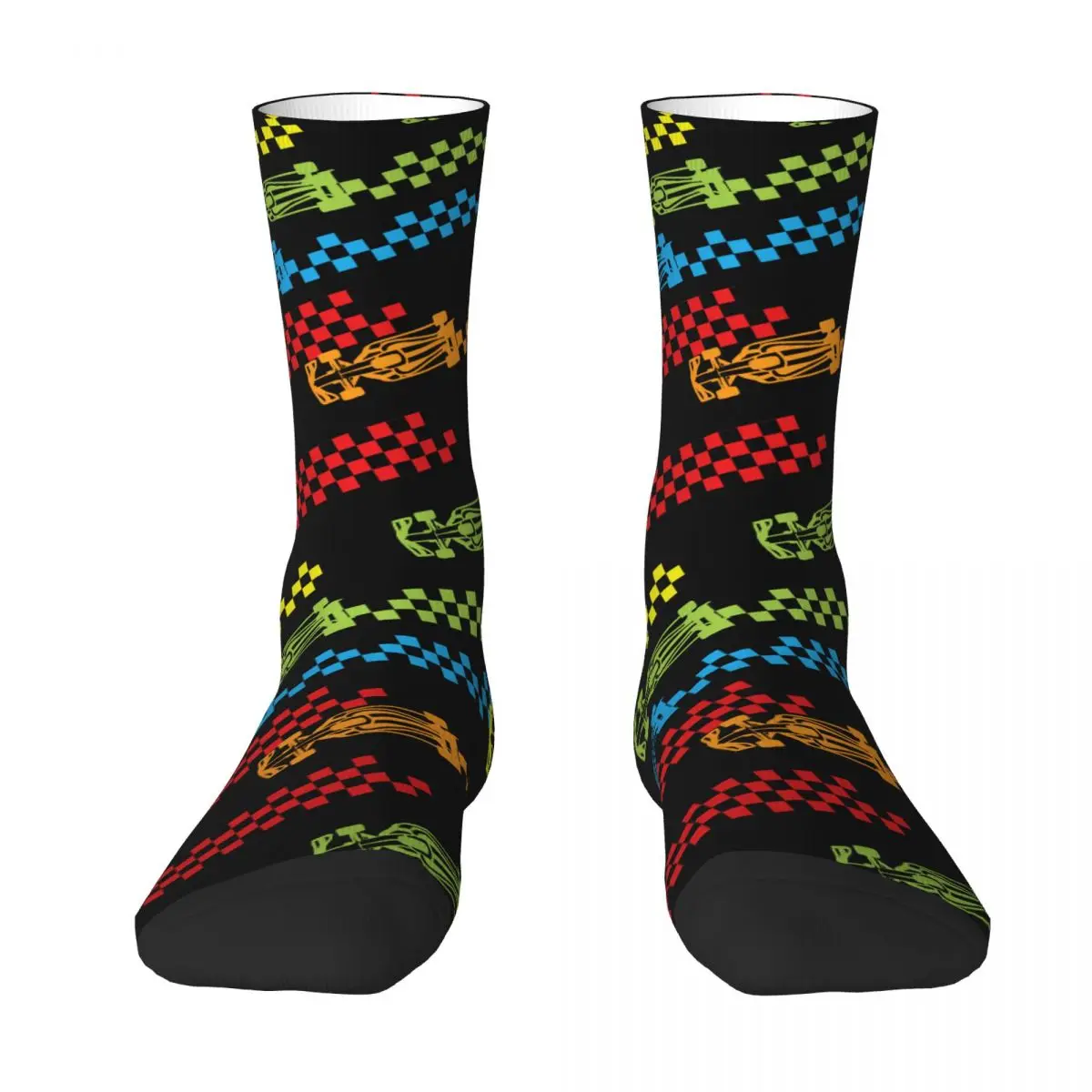 Cars Socks Travel 3D Print Boy Mid-calf Sock