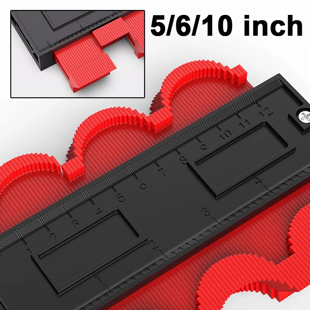 

BROPPE Contourmeter lijn Copier Liniaal Snijsjabloon Bouw Houtbewerking Meetinstrument keramische tegels tegels gereedschap