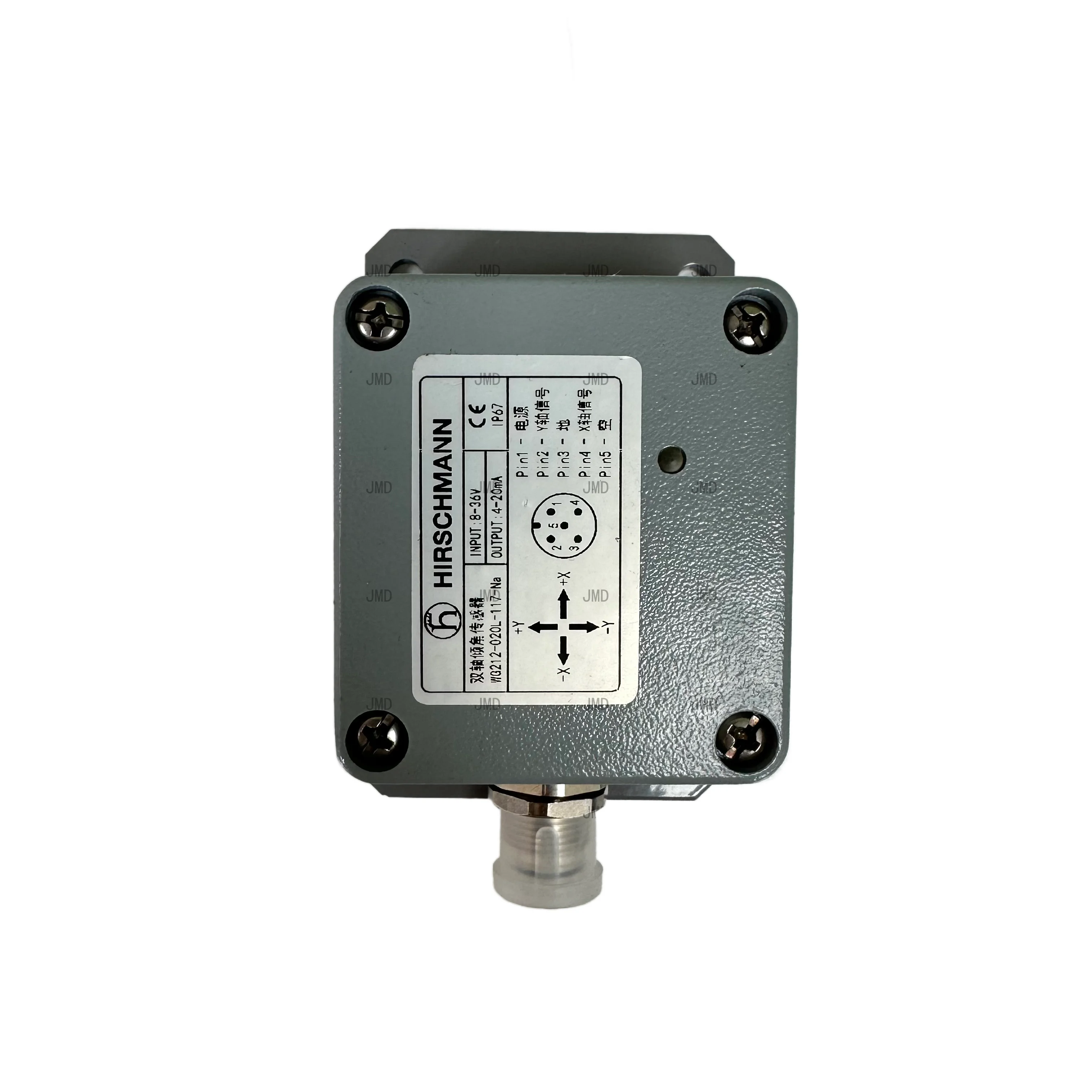 Original 4-20mA transmitter tilt switch 0-5V tilt sensor wc212-020L-117Na dual axis tilt sensor