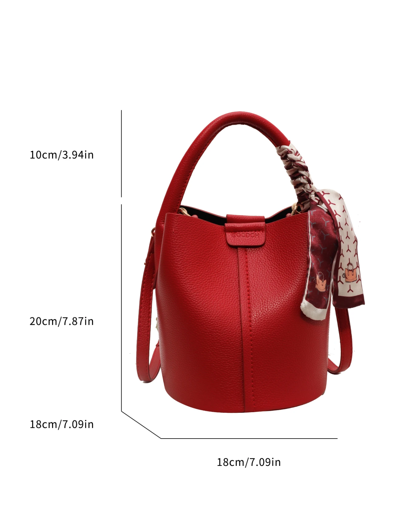Hot Selling Simplicity High-End Women's Crossbody Bag Pu Material Versatile Bucket Bag Fashion Handbag Commuting image 6