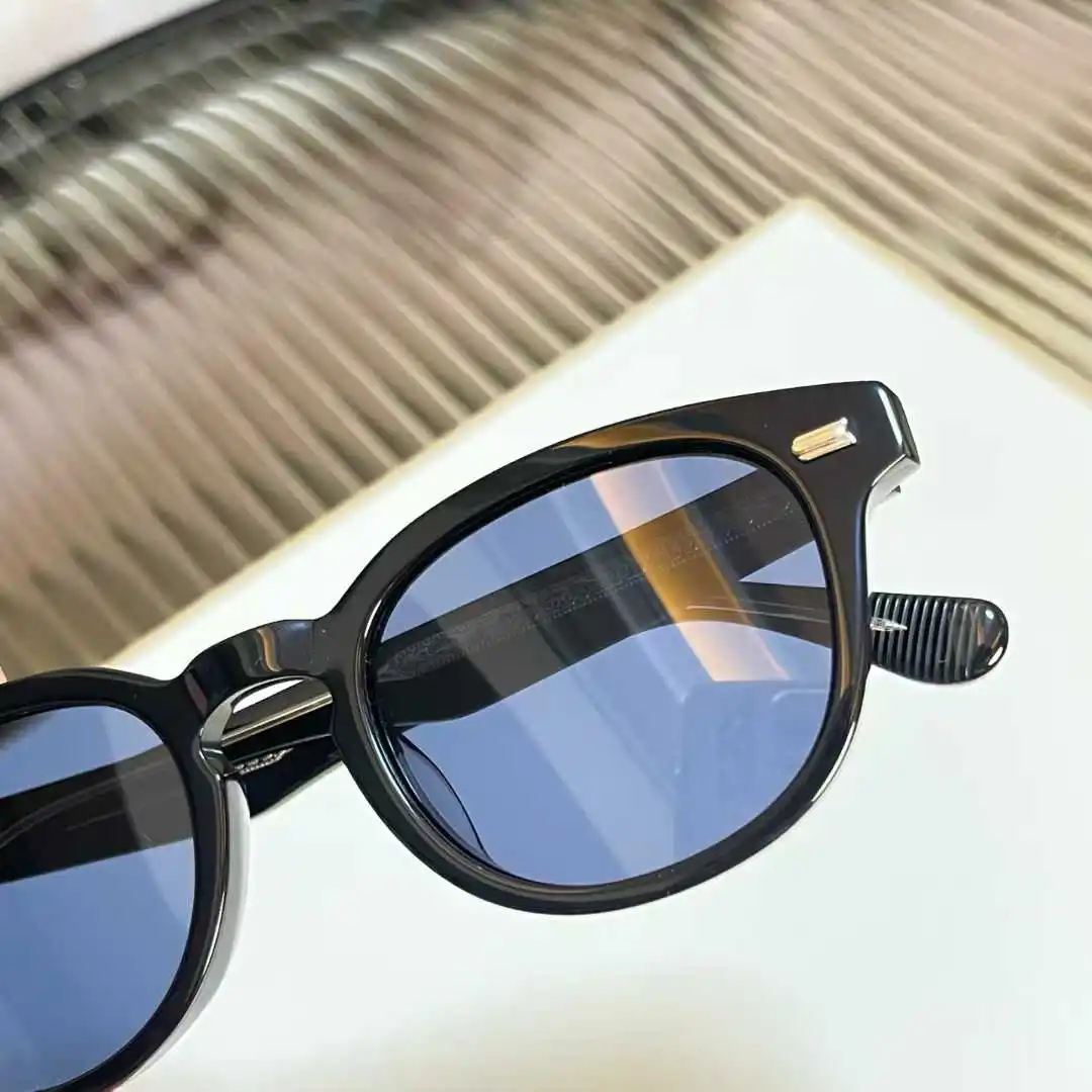 

Vintage Luxury Fashion Trend Vintage EYEVVAN Sunglasses WEBB Solid Thick Acetate UV400 Retro Oval Design Unisex A+ High Quality