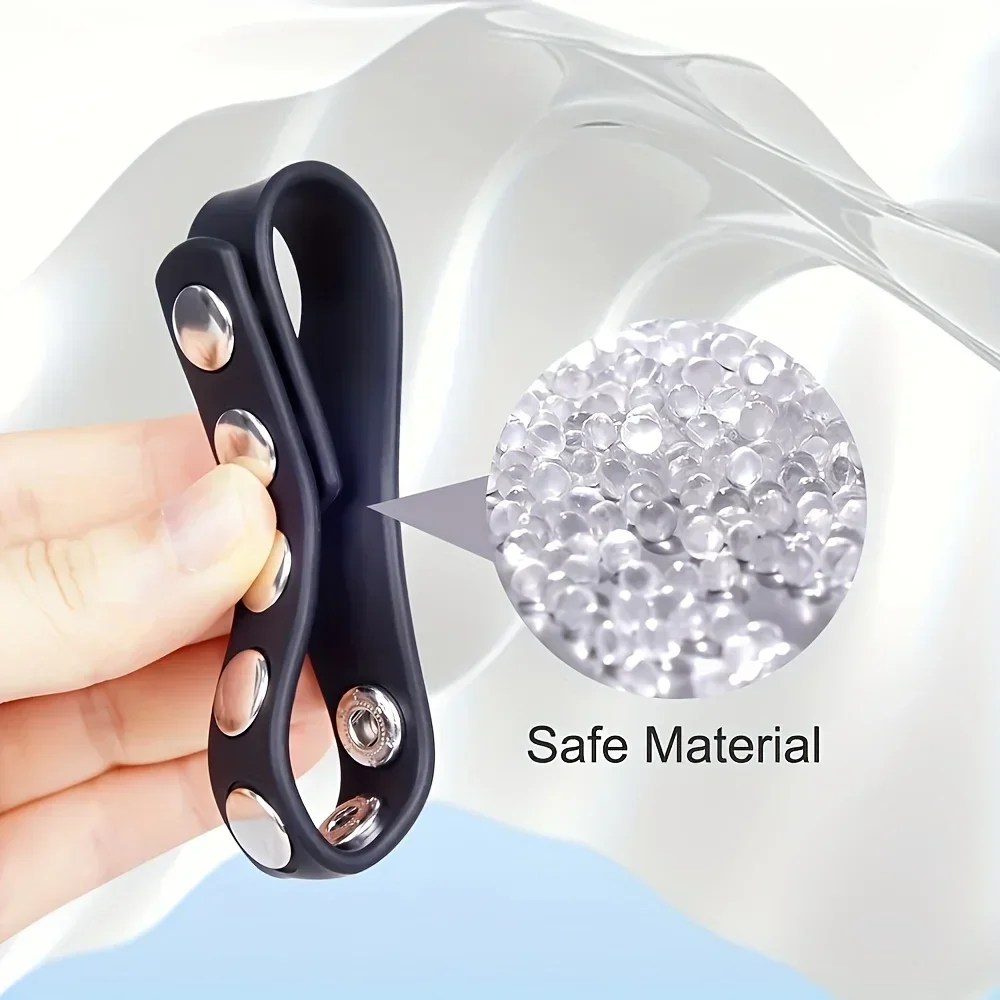 Adjustable Cock Ring For Men Penis Stimuation Ring Ejaculation Delay Cockring Bondage Strap Sex Goods Sexshop penis ring 5