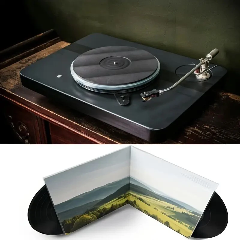 Hot Sale 3/5/15/20Pcs LP Record Sleeve - Double-Sided Foldable Vinyl Album Cover,Anti-Static Dustproof Dual Open-End Protection