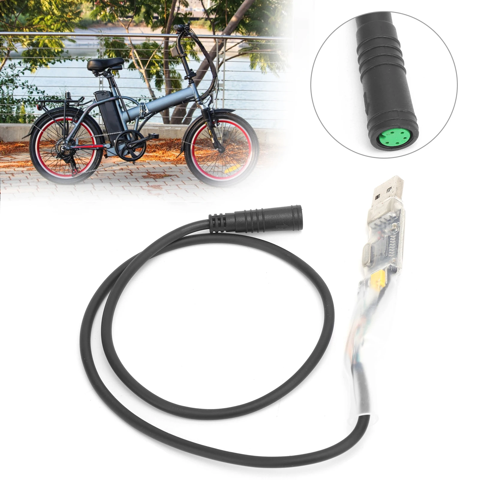 E-bike Bafang USB Programming Cable for BAFANG BBS01 BBS02 BBS03 BBSHD Mid Drive Motor Kits Electric Bike Motor Programmed Cable