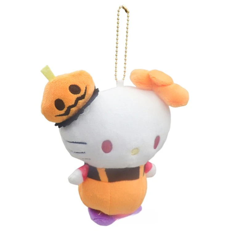 Miniso キュートサンリオ 50周年記念限定 クリスマスギフト ハロウィン パンプキンシリーズ ぬいぐるみバッグとオーナメント