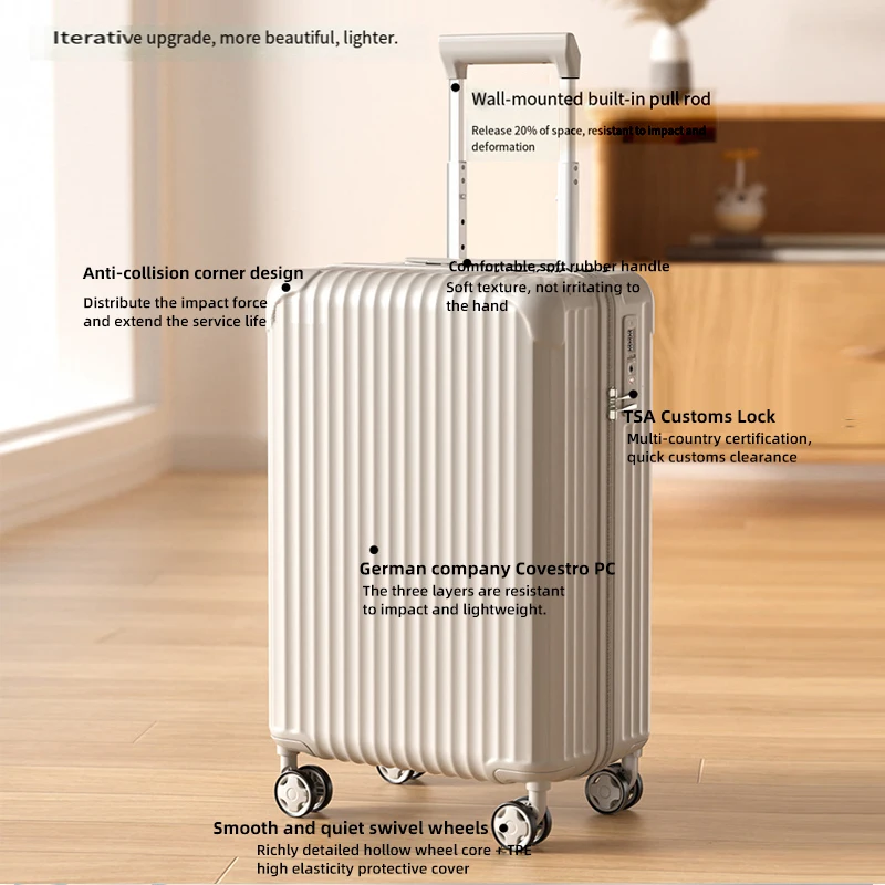 حقيبة سفر صغيرة خفيفة للغاية مقاس 14 بوصة، حقيبة حمل مقاس 20 بوصة، حقيبة سفر خفيفة الوزن، حقيبة يد لخطوط الجوية الربيعية مع تلسكو #5