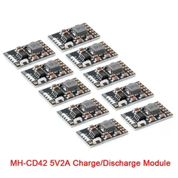 10Pcs/1pc MH-CD42 DC 5V 2.1A Mobile Power Diy Board 4.2V Charge/Discharge/battery protection/indicator module 3.7V lithium 18650