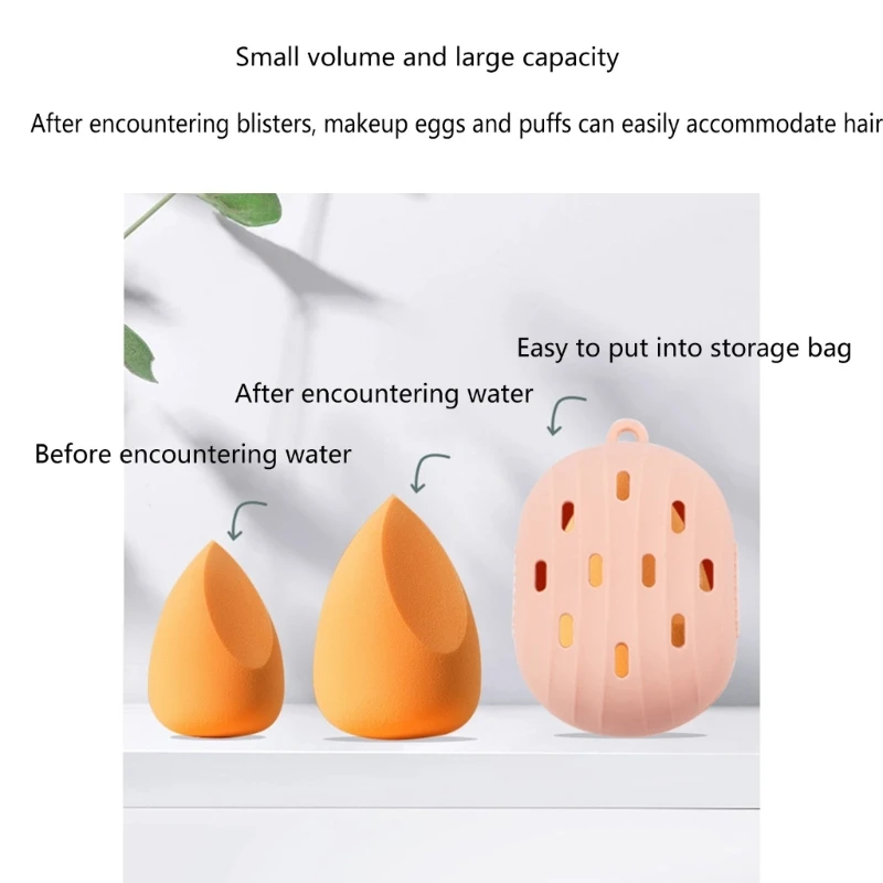 Makeup Brush Sponge Holder Silicone Makeup Brush Cover Travel Holder Makeup Brushes Organisers for Home