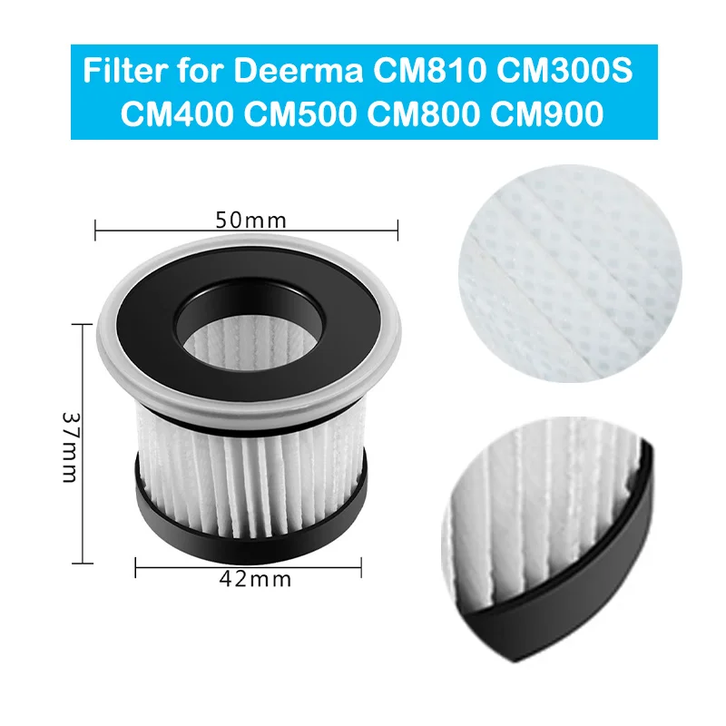 For Deerma CM810 CM300S CM400 CM500 CM800 CM900 Wireless Vacuum Cleaner Spare HEPA Filter Accessories Replacement Attachment Kit