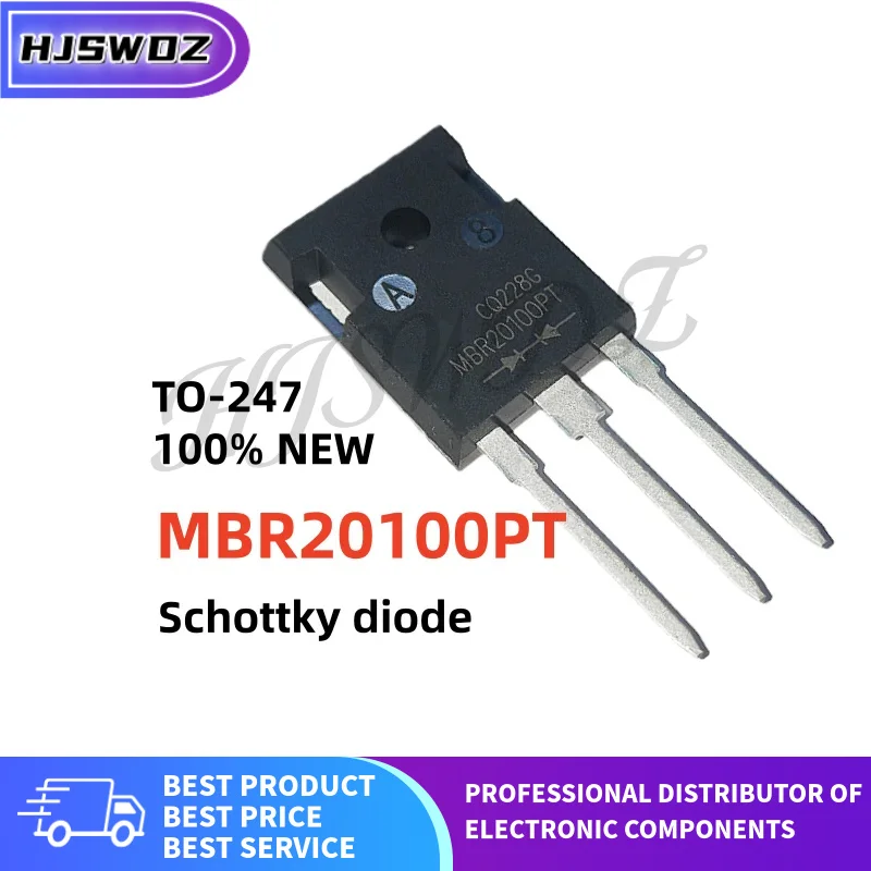 5-10-20PCS MBR20100PT MBR 20100PT MBR20100 TO-247 Schottky diode High-quality