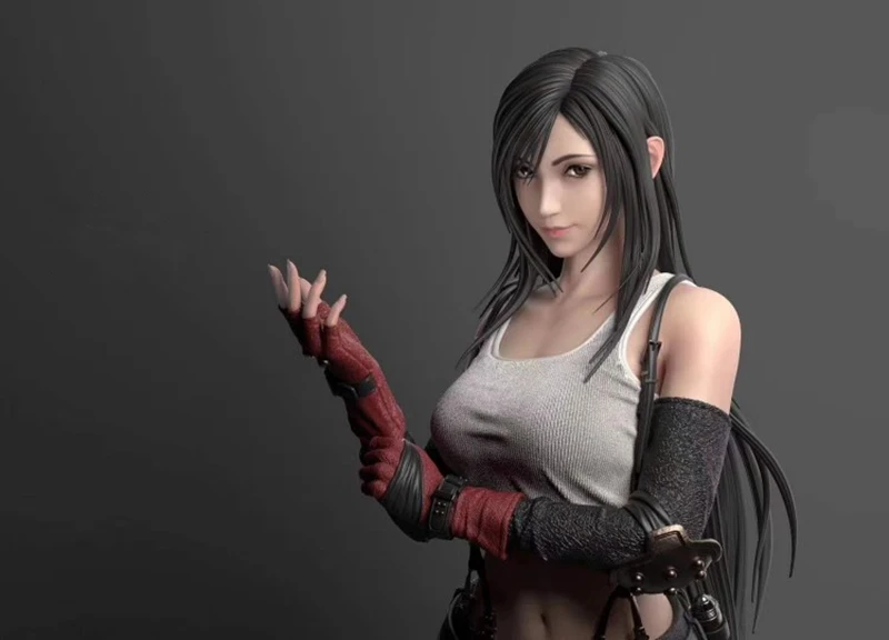 Resin Figure Kit 1/4 FFVII Di Fa Tifa (No base) Anime Unpainted Garage Resin Kit Model GK