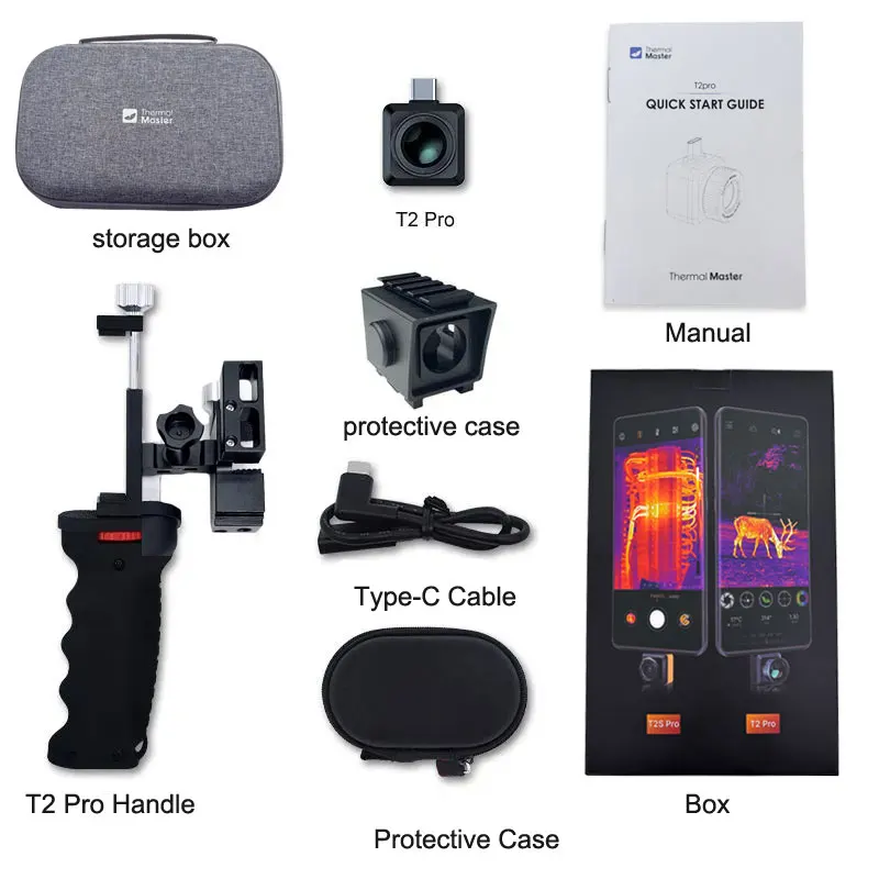 InfiRay T2 Pro Thermal Imager Hunting Camera Outdoor Search 1579m Infrared Night Vision Mobile Phone Android Type C