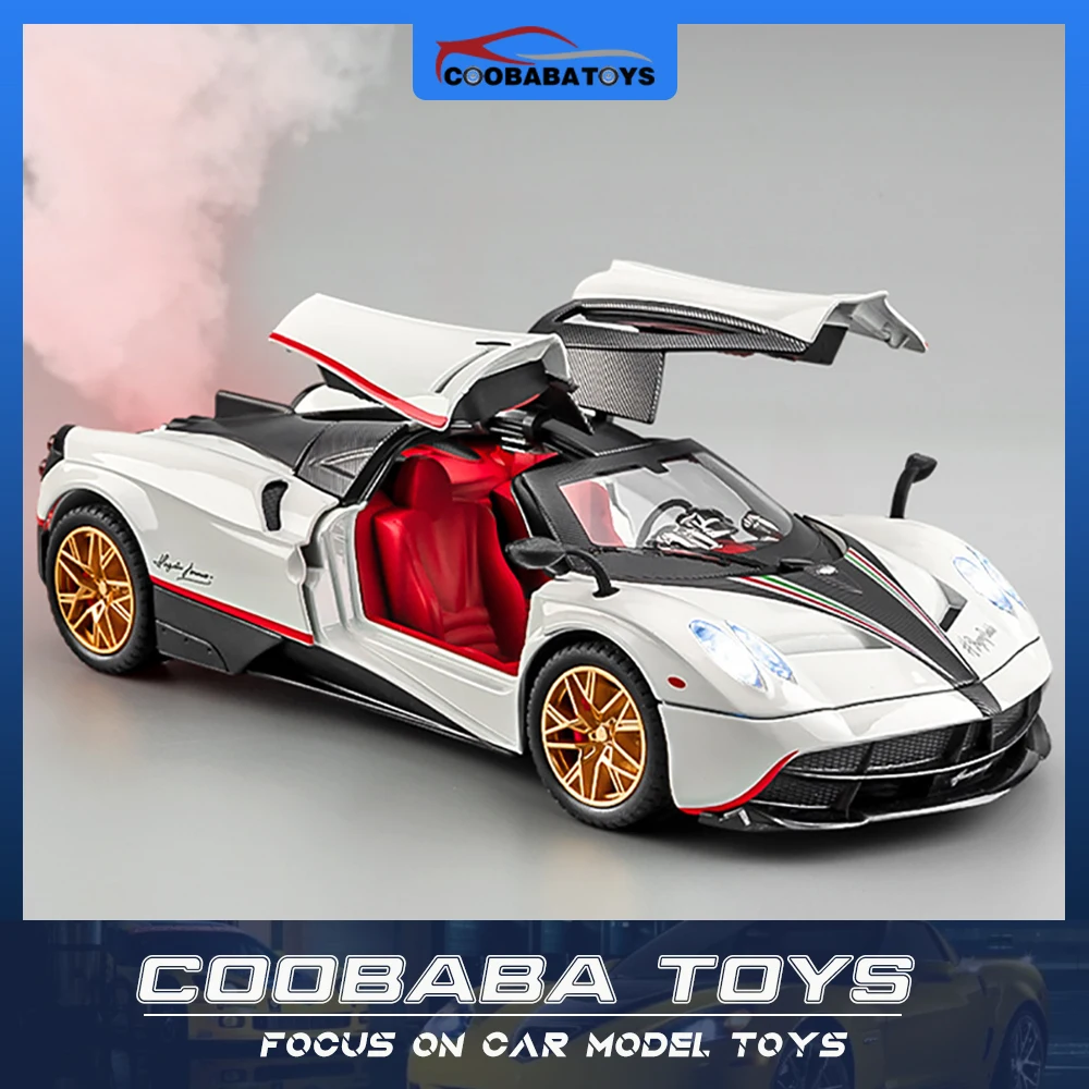 

Scale 1/24 Pagani Huayra Supercar Metal Diecast Alloy Toy Car Model Gift For Boys Children Kids Toys Vehicles Hobbies Collection