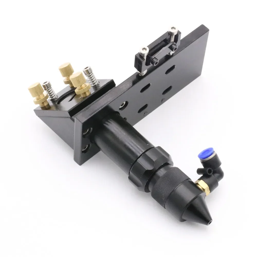 HAOJIAYI CO2 Laser Head for Focus Lens Dia.18 19 20 FL. 38.1 50.8 63.5 75 101.6 127mm & Mirror 25mm Mount for Laser Machine