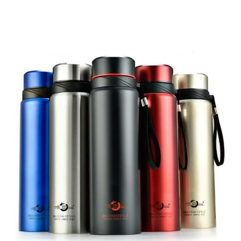 1000ml Large Capacity Double Stainless Steel Thermos For Water Vacuum Flask Insulated Thermo Bottle With Tea Infuser Thermal