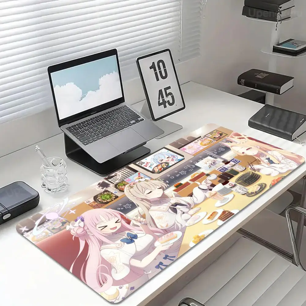 Arona B_blue A_archive Mouse Pad 1200x600 Rubber Mouse Pad Teclado Gamer 4mm xxx Characters Related to  Super Big Desktop Mat