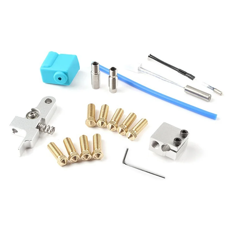 

Аксессуары для принтера A95Q-3D, ручка экструдера, вулканическое отопление, насадка, нагревательная трубка и термистор для Sidewinder-X1 и Genus