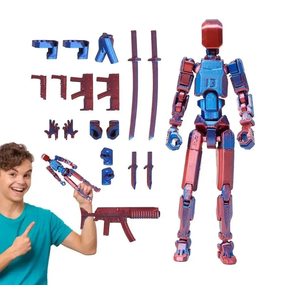Multi-Jointed Doll 13-joint Tool Speelgoed Model Pop Figuren Speelgoed 3D Gedrukt Action Figure Nieuwigheid speelgoed Action Figure