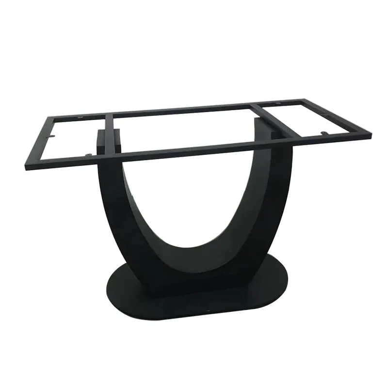 

Light luxury marble dining feet office support foot brackets custom carbon steel