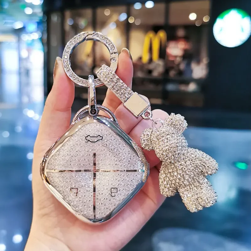 

Suitable for Wuling Hongguang Bingguo Auto Keycase PLUS Baojun kiwiev CloudEV Yep Air EV 24 Keycover Key shell Keychain