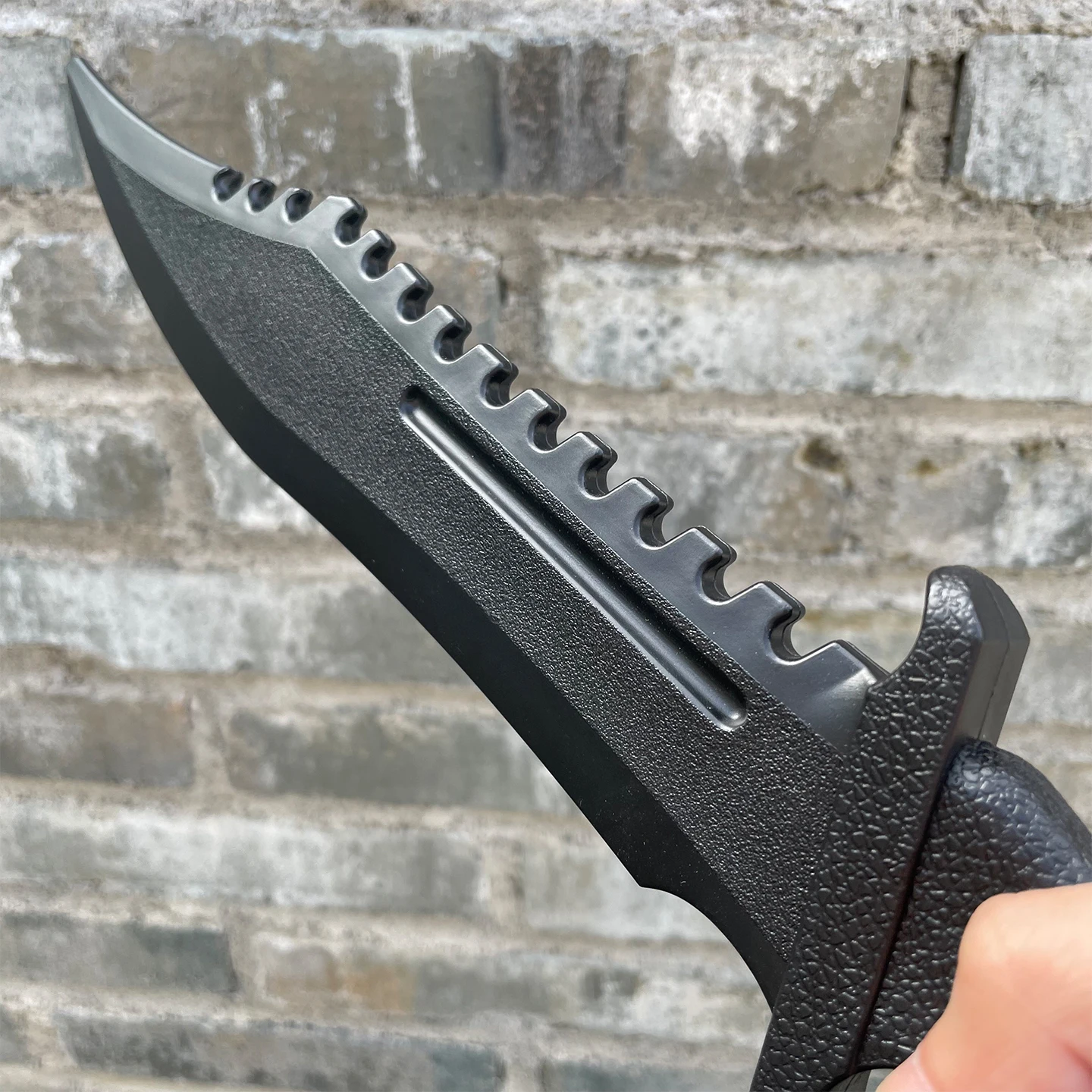 Cuchillo de entrenamiento anticaída antijuego de goma imitación - imagen 3