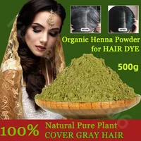 Polvo de Henna de planta pura Natural, tinte para el cabello para cubrir el cabello blanco, nutritivo y cuidado del cabello, marrón, negro, Indigo, Original