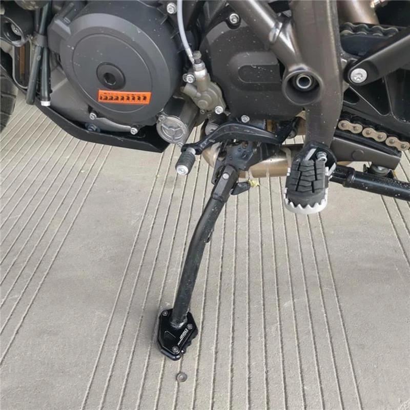 For KTM 1290 Adventure ADV 1290ADV All Year Motorcycle Accessories Kickstand Foot Side Stand Extension Support Plate Pad
