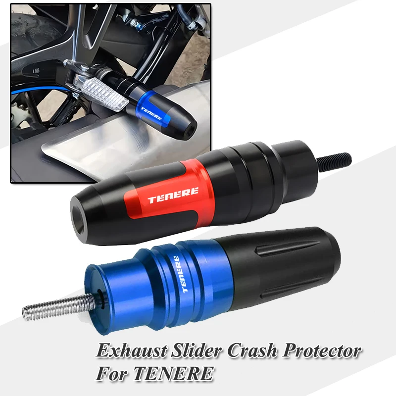 For TENERE 700/900 XT600Z XTZ660 TENERE Motorcycle Crash Pads Exhaust Slider Crash Protector Modified Falling Protection